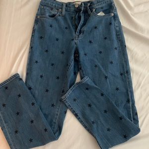 Madewell hi-rise “starry night” Jeans